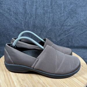 Abeo Pro‎ System Smart 3550 Brown Fabric Womens 6 Slip On Comfort Shoes